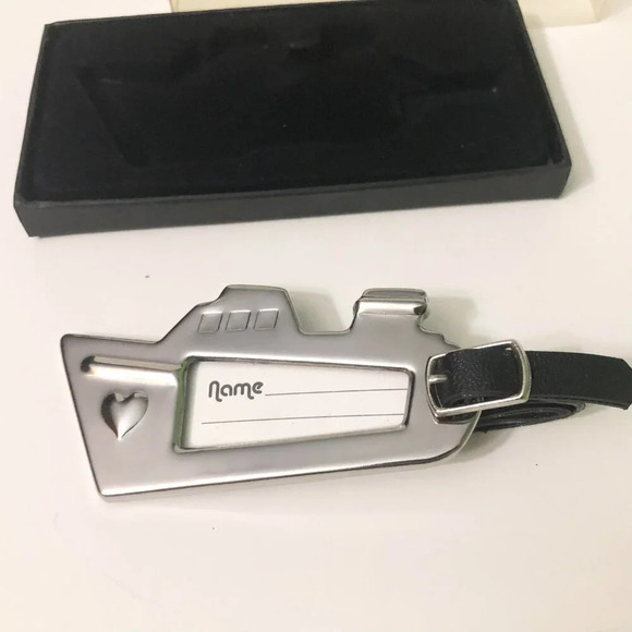 Kate Aspen Metal Luggage Name  Tag - Picture 10 of 14